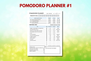 Pomodoro Planner & Tracker