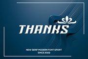 CopsonSport, a Serif Font by riotama85 (Thumbnail 5 of 5)