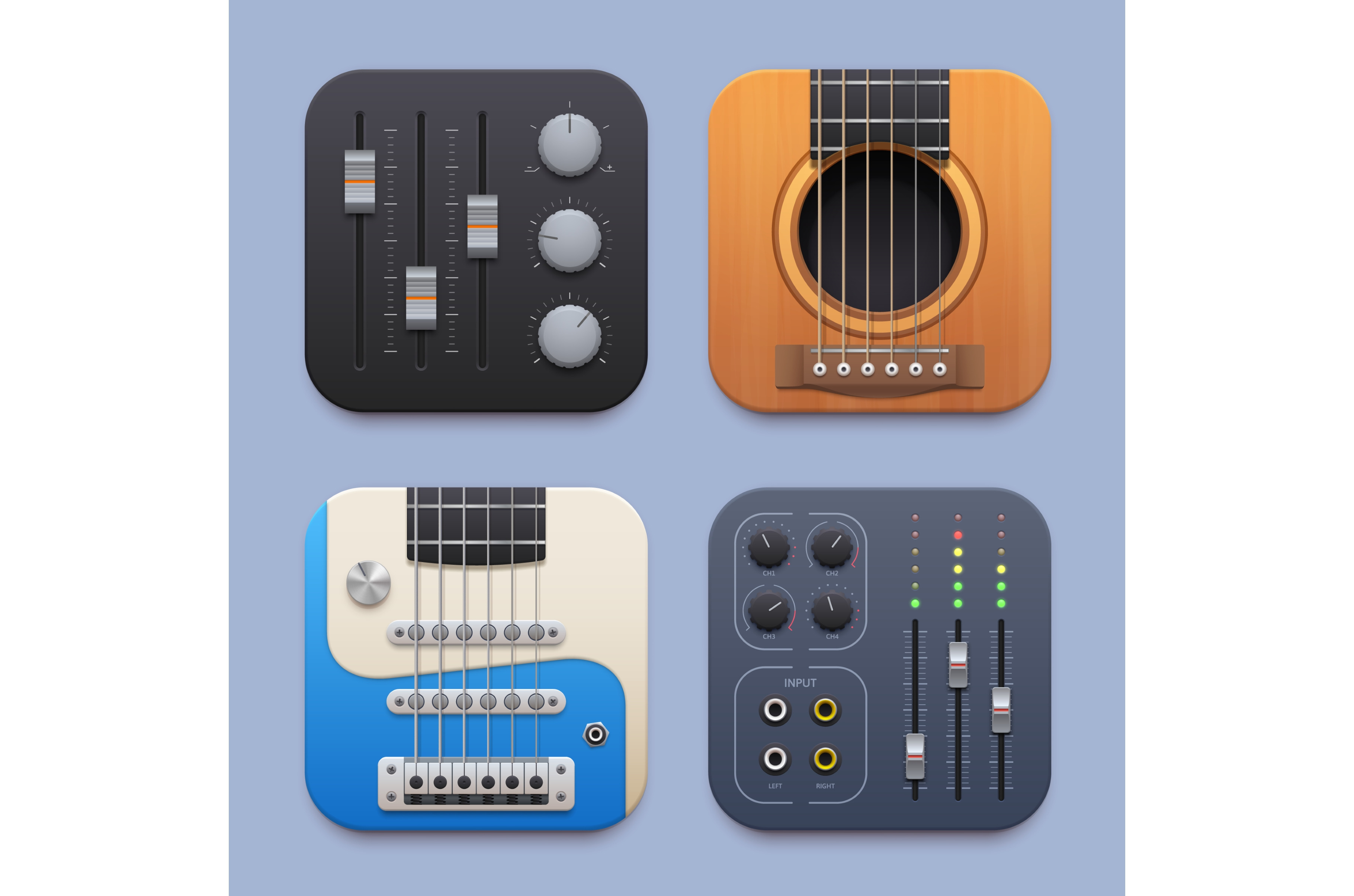 Sound record, music sound mixer, a Technology Illustration by Vector ...