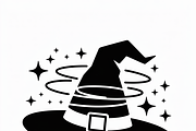 Halloween witch hat designed, an Illustration by Amazin_art (Thumbnail 18 of 21)