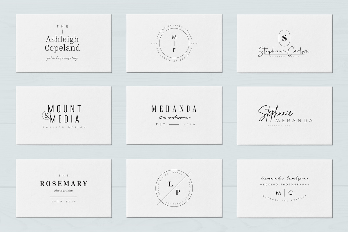200 Trending Minimal Logo Bundle, a Branding & Logo Template by XpertgraphicD (Photo 19 of 52)