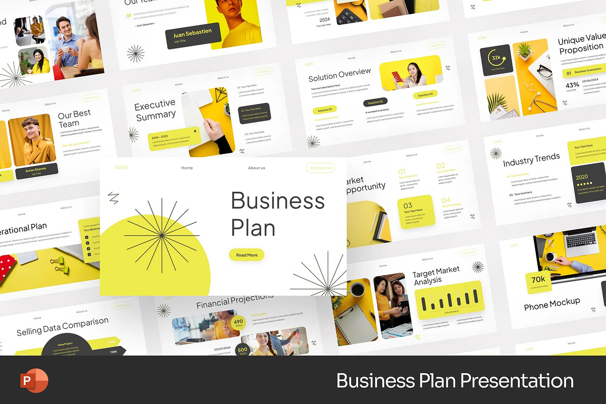 Business Plan Powerpoint Templates, a Presentation Template by Fit-tee (Photo 1 of 2)