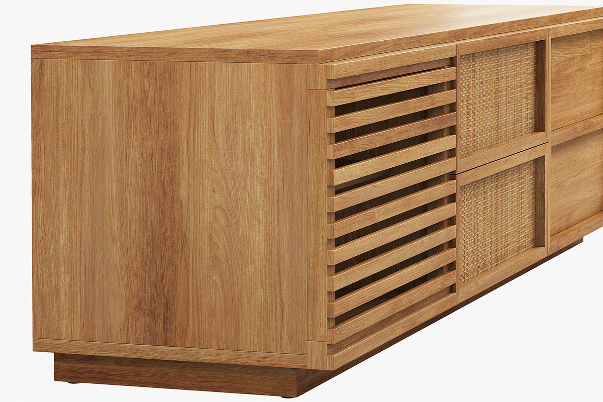 Joybird Lois Media Console, a Furniture 3D Model by 3dmitruk (Photo 7 of 10)