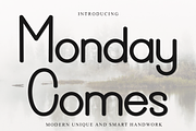 Monday Comes, a Sans Serif Font by FreshTypeINK (Thumbnail 1 of 8)