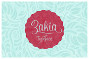 Zakia Typeface, a Script Font by artimasa (Thumbnail 1 of 5)