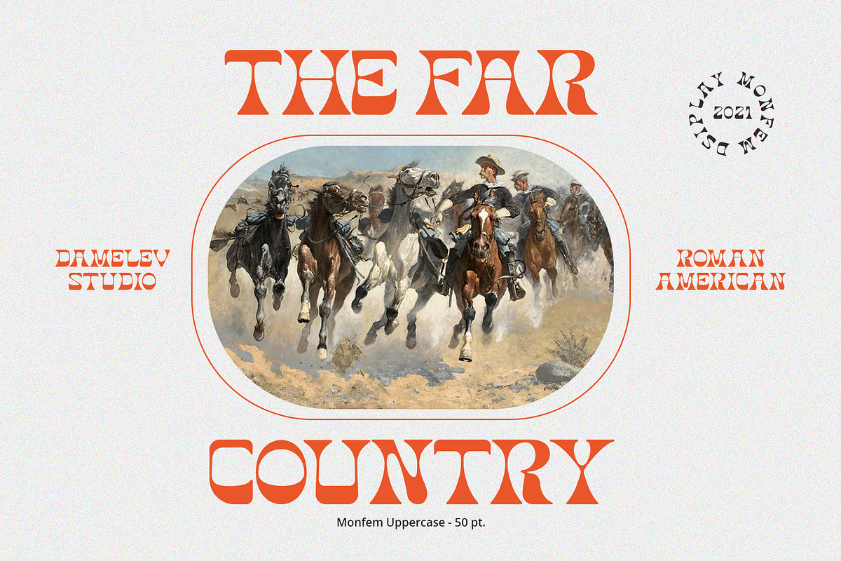 Monfem, a Sans Serif Font by Damelev (Photo 2 of 10)