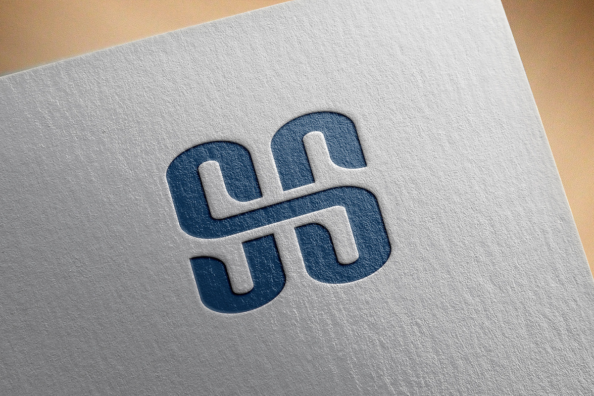 Letter SS Ambigram Logo Design, a Branding & Logo Template by Saba Vector (Photo 3 of 3)