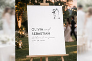 Botanical Welcome Sign Canva bd011, a Poster Template by TyphoonStudio (Thumbnail 1 of 10)