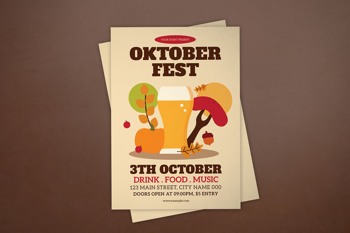 Oktoberfest Flyer, a Templates & Theme by Graphr (Photo 1 of 3)