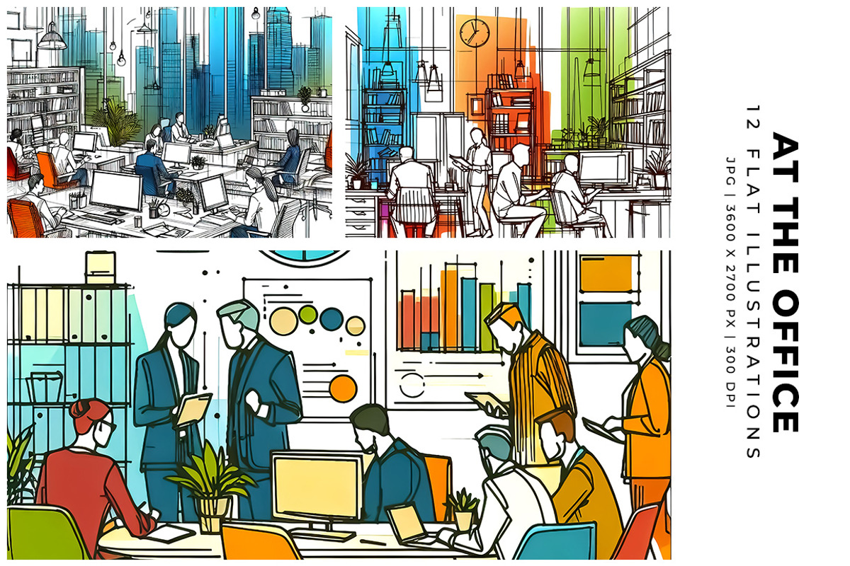At The Office, a Person Illustration by Digital Art Creations (Photo 2 of 7)