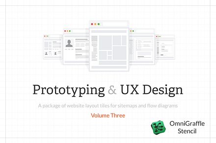 Tiles for Wireframes & Flowcharts V3