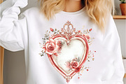 Watercolor Valentine's Day Clipart, an Illustration by Canvas Craft (Thumbnail 4 of 6)