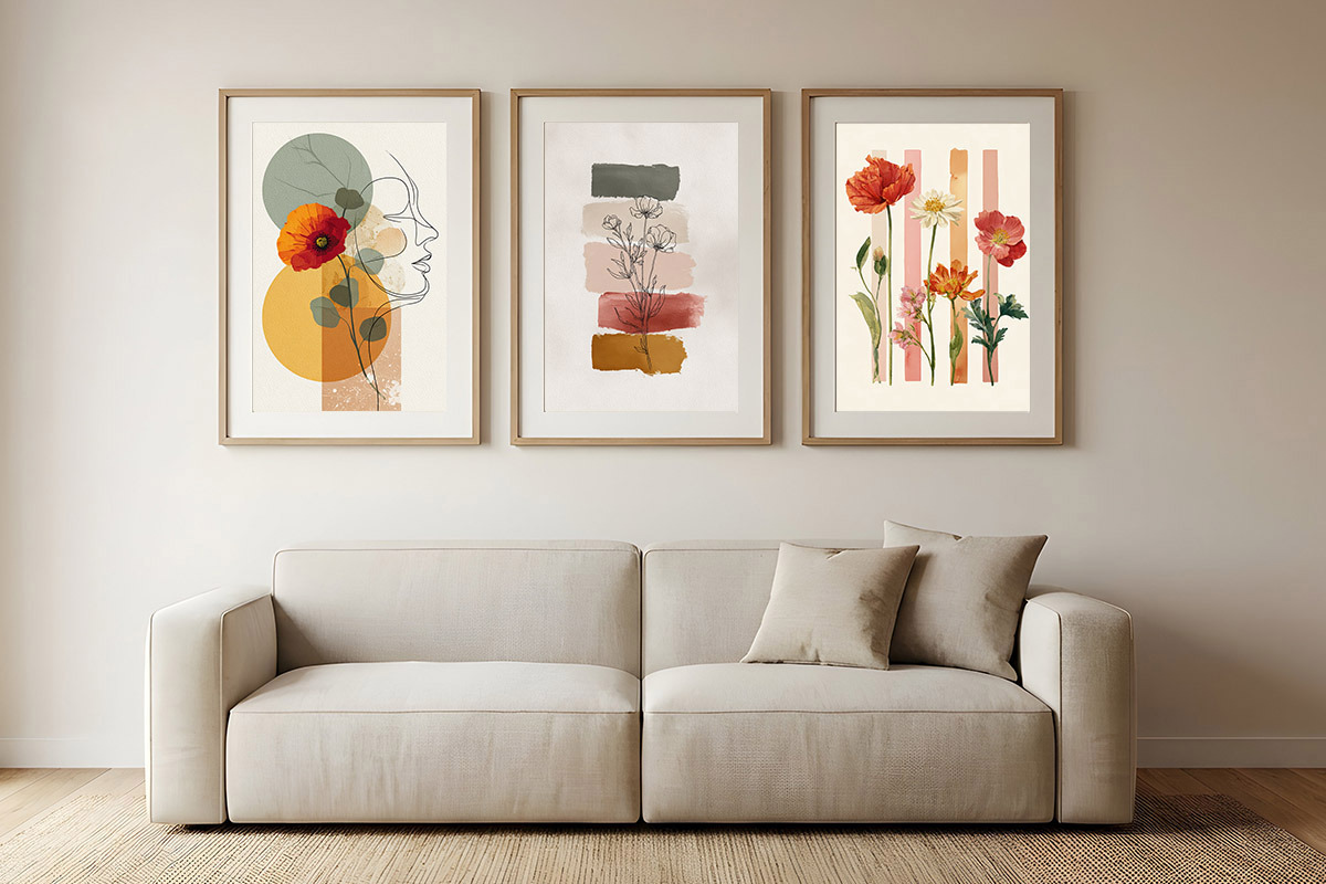 Boho Botanical Wall Art Mega Bundle, a Poster Template by Pixeness Studio (Photo 7 of 10)
