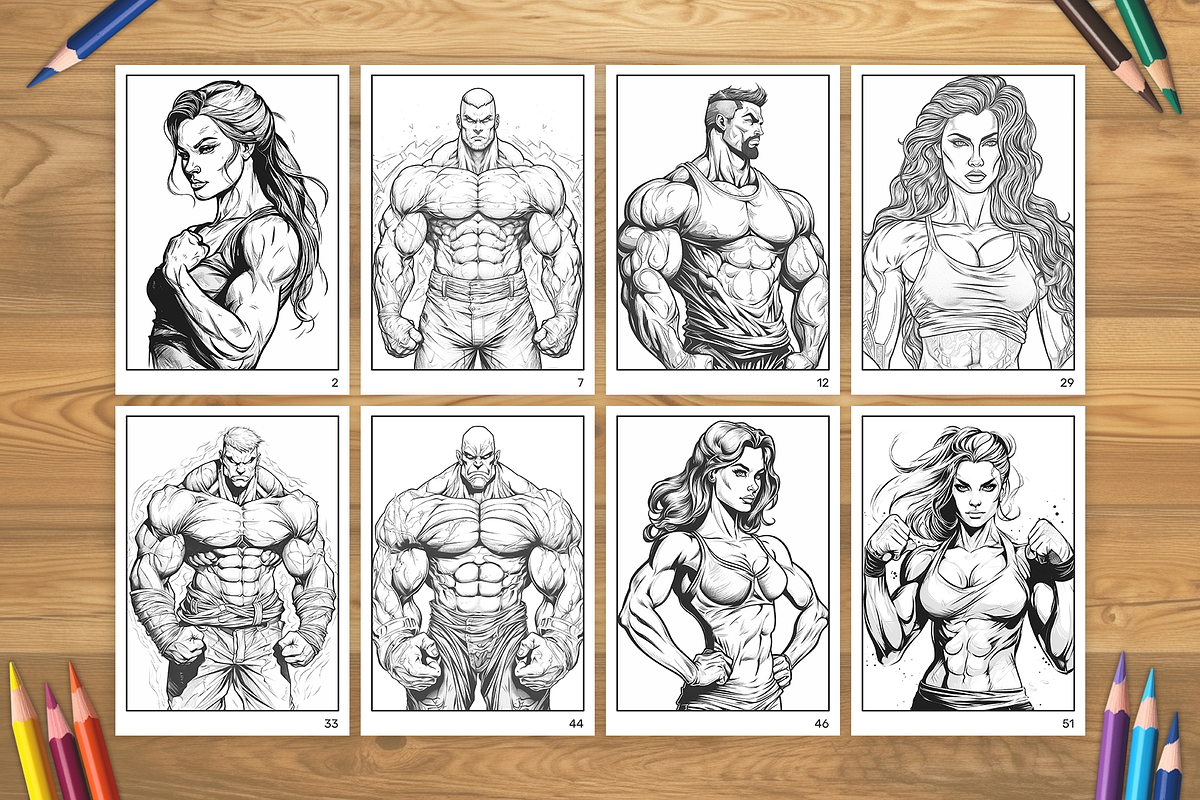 Artbook - Sports men & women, a Wallpaper Graphic by Cruiz Studio (Photo 2 of 2)