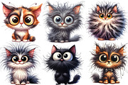 Quirky Crazy Cats Sublimation, an Illustration by Designworld (Thumbnail 2 of 6)
