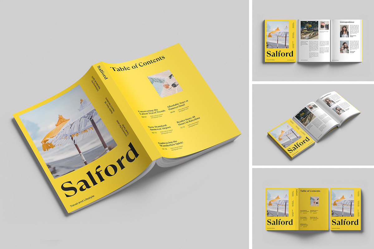 Magazine Mockup, a Books & Magazine Mockup by UFR_GRAPHIC (Photo 1 of 5)