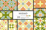 MIEMO geometric seamless patterns., a Pattern Graphic by Peolla (Thumbnail 1 of 10)