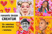 PSYCHEDELIC HEARTS-INSTAGRAM CREATOR, an Illustration by okchizh (Thumbnail 1 of 14)