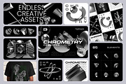 Chrome 3D Bundle 360+ elements, an Object Graphic by assetpro.design (Thumbnail 3 of 6)