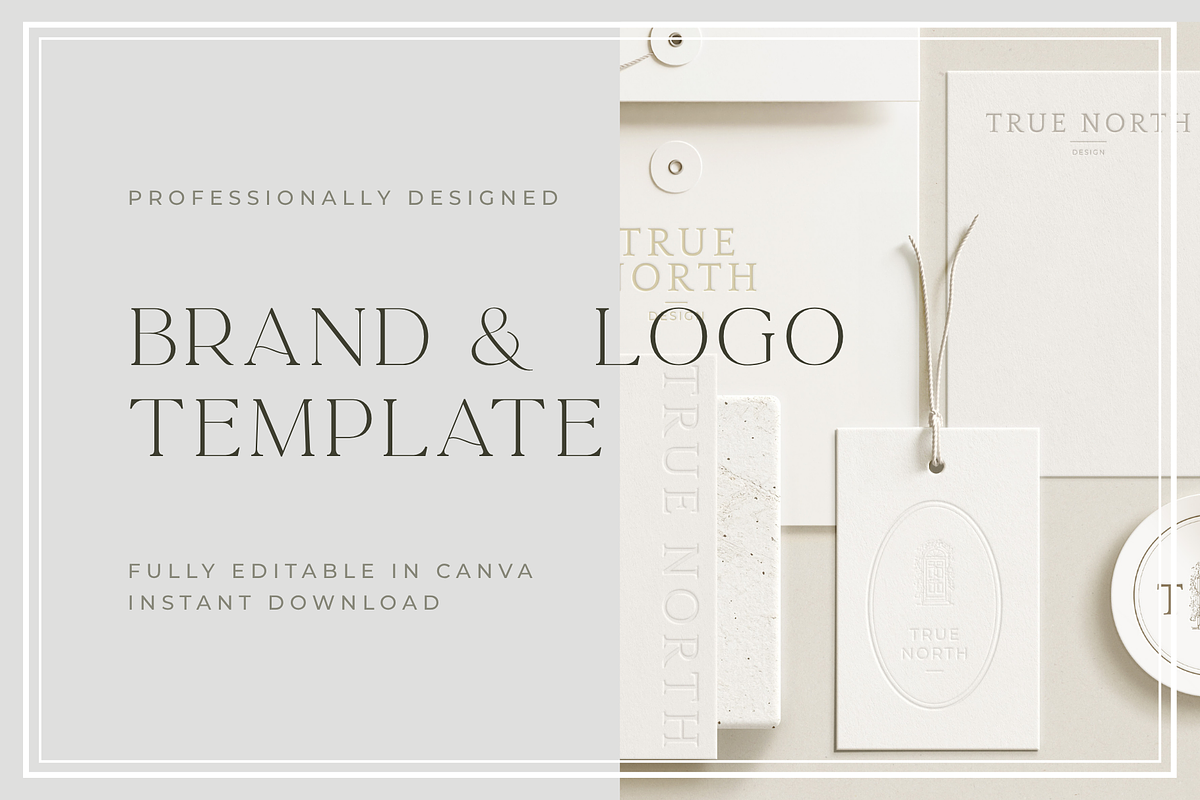 Canva Editable Brand Kit, a Branding & Logo Template by August + White (Photo 1 of 6)