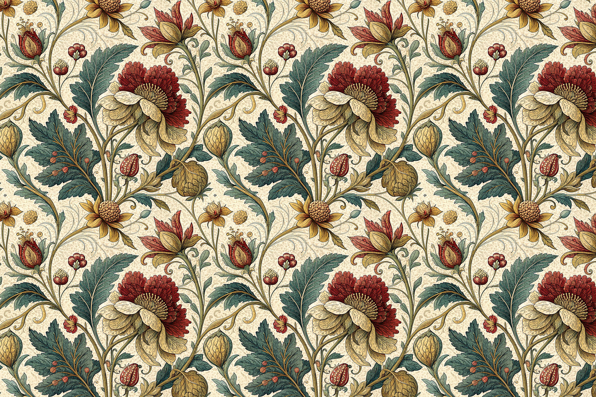 Seamless patterns. Medieval style, a Pattern Graphic by Designs by Helen Trupak (Photo 6 of 6)