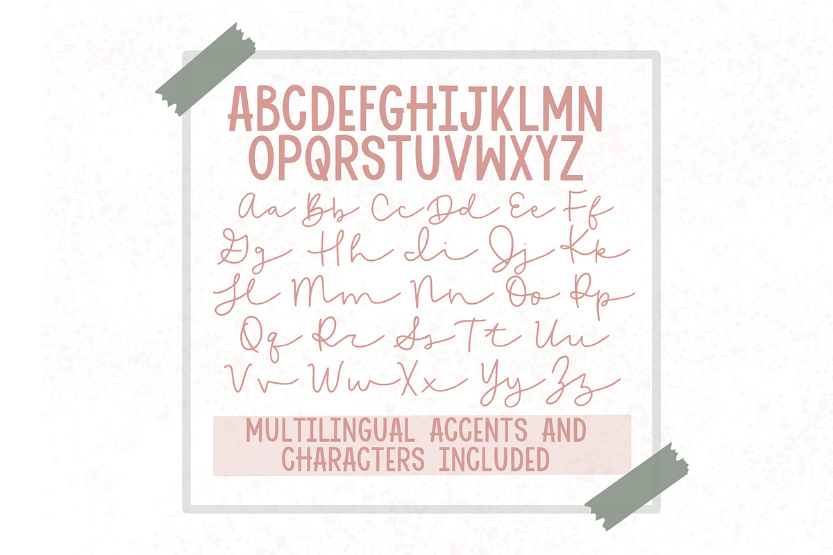 Little Love Birds Font Duo, a Script Font by Dansie Design (Photo 7 of 7)