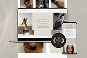 Elementor WordPress Template 'Cahaja, a WordPress Template by highbrandclub (Thumbnail 1 of 9)