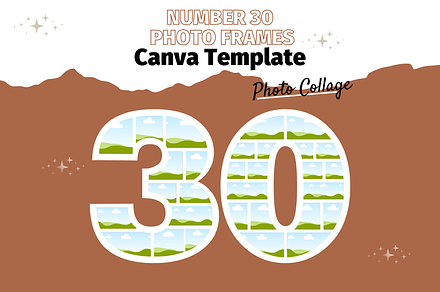 30 Photo Collage Canva Template