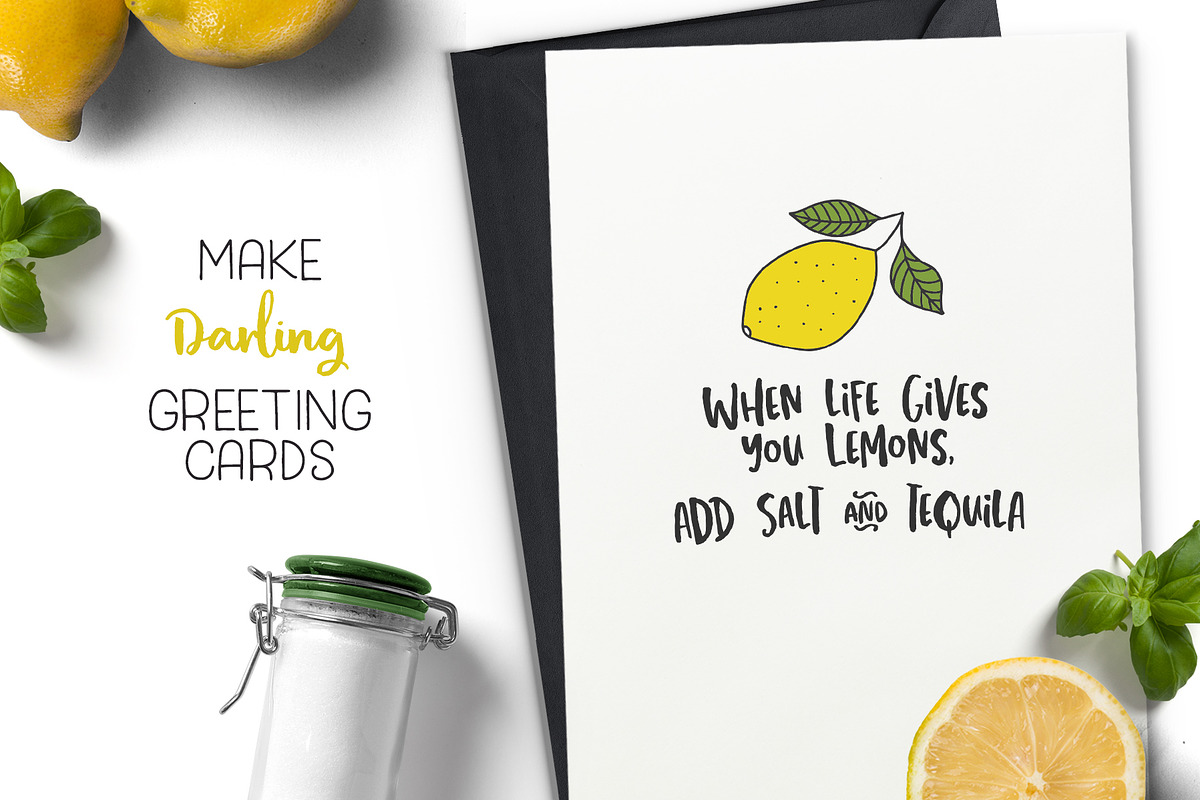 The Hand Illustrated TypeSet, a Handwritten Font by Callie Rian & Co. (Photo 9 of 15)