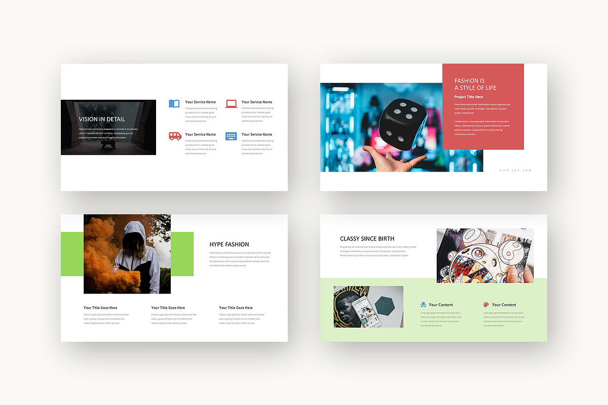 Lex : Fashion Business Powerpoint, a Presentation Template by Punkl Camp (Photo 5 of 16)