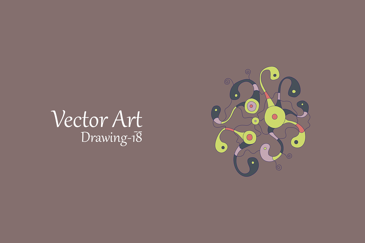D-18 : abstract geometry, an Object Illustration by ssattass