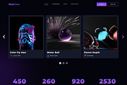 NextGen NFT Market Figma Template, a Websites & App Template by TemplatesJungle (Thumbnail 4 of 24)
