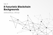 8 Blockchain Backgrounds Set 4, a Texture Graphic by karetniy (Thumbnail 1 of 5)