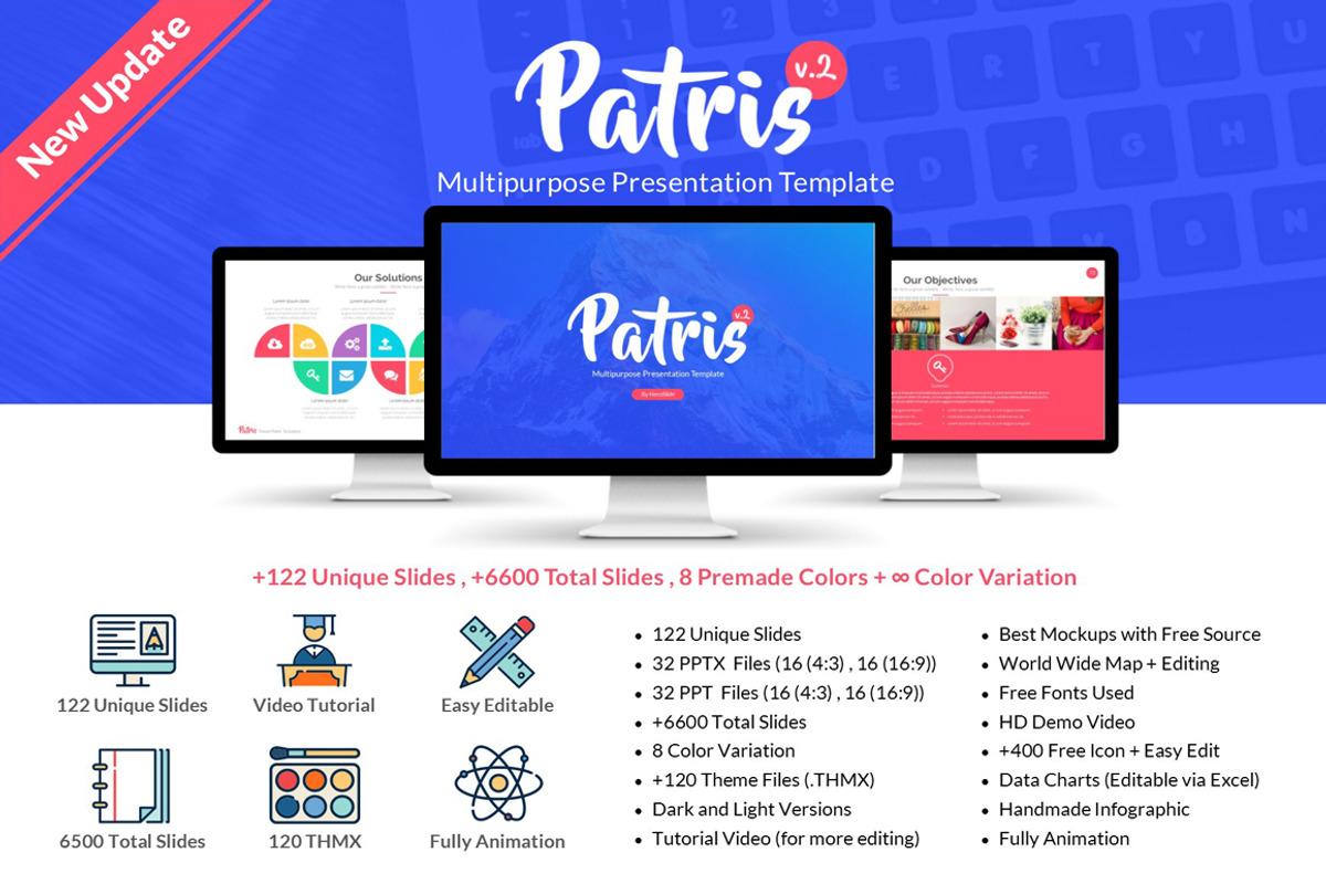 Patris PowerPoint Template [v2], a Presentation Template by MeemSlide (Photo 2 of 4)