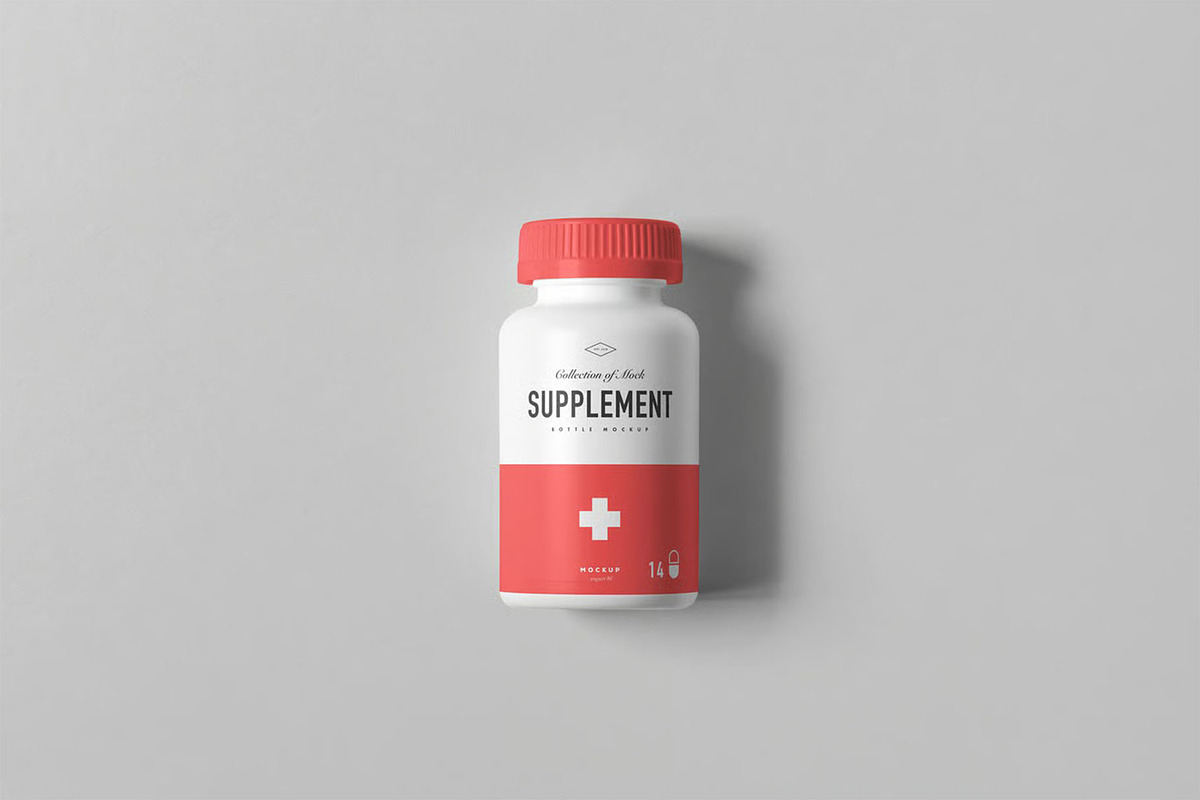 Supplement Jar & Box Mock-up, a Product Mockup by zippypixelstudio (Photo 12 of 12)