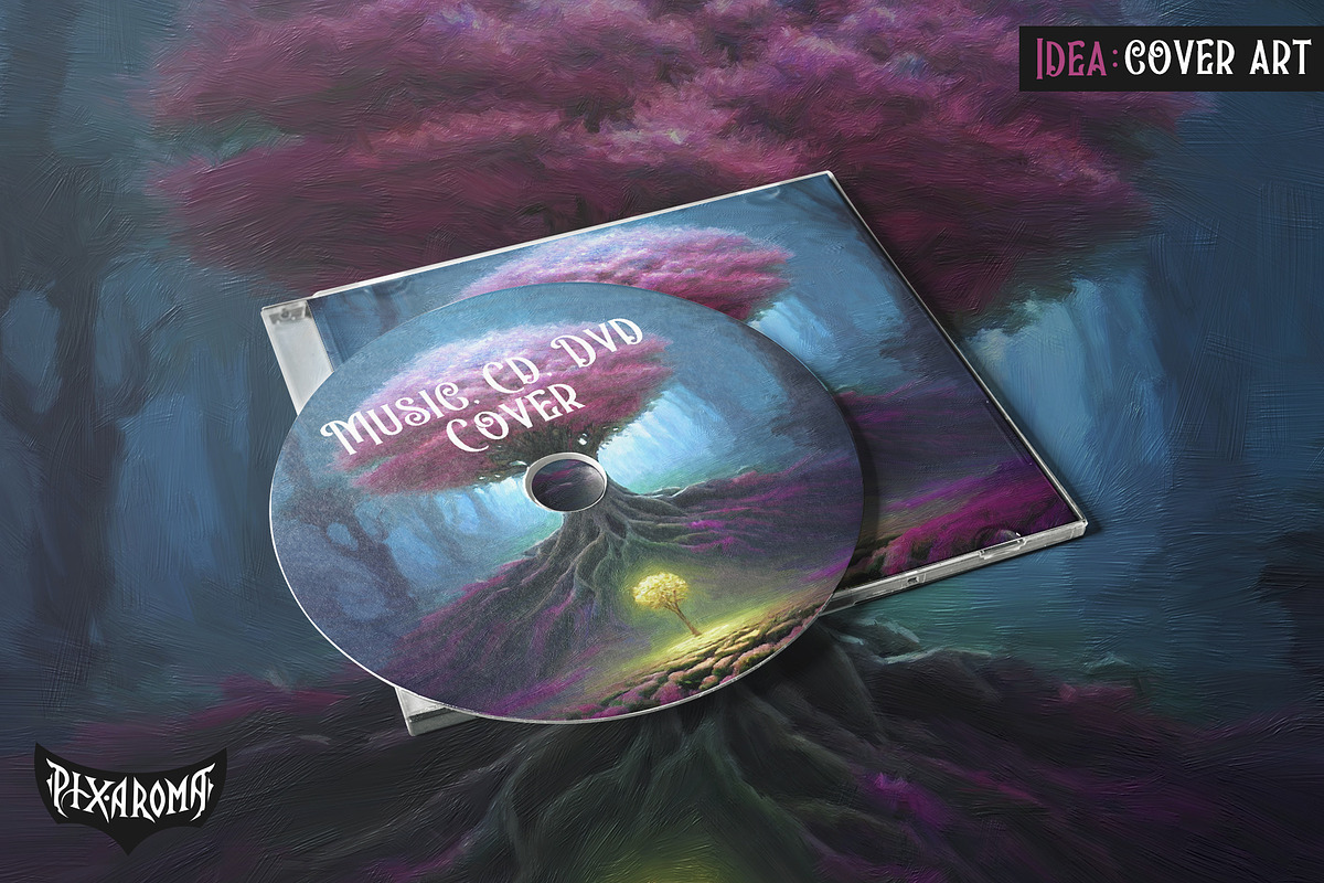 100 Fantasy Trees - Oil Painting Art, an Illustration by pixaroma (Photo 13 of 18)