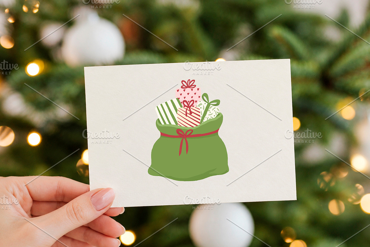 Hand Painted Christmas Clipart PNG, a Seasonal Illustration by PatternPalette (Photo 11 of 13)