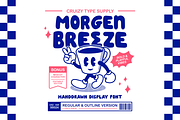Morgen Breeze - Handdrawn Display, a Sans Serif Font by Cruizy & Co (Thumbnail 1 of 10)