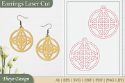 Abstract celtic Earrings Laser Cut, an Illustration by Theyo Design (Thumbnail 12 of 13)