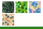 Tropical Leaves Seamless Pattern, a Pattern Graphic by Paper Artsthetics (Thumbnail 3 of 4)