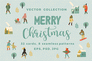 Merry Christmas Vector Collection