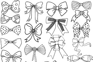 Bow Clip Art And Vector Files