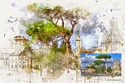 Watercolor Photoshop Mock-ups, an Action Add-On by SlideSalad (Thumbnail 15 of 36)