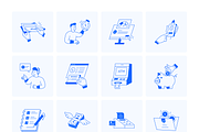 Business Icons Bundle, an Outline Icon by Vectors Market (Thumbnail 8 of 9)