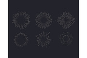 Retro Sunburst Signs Thin Line Icon, an Outline Icon by Bigmouse_art (Thumbnail 2 of 14)