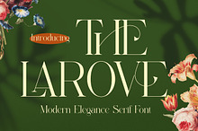 The Larove - Modern Elegant Serif