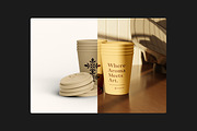 Cafe Set - Branding Mockup, a Packaging Mockup by Arvalamockup (Thumbnail 4 of 13)