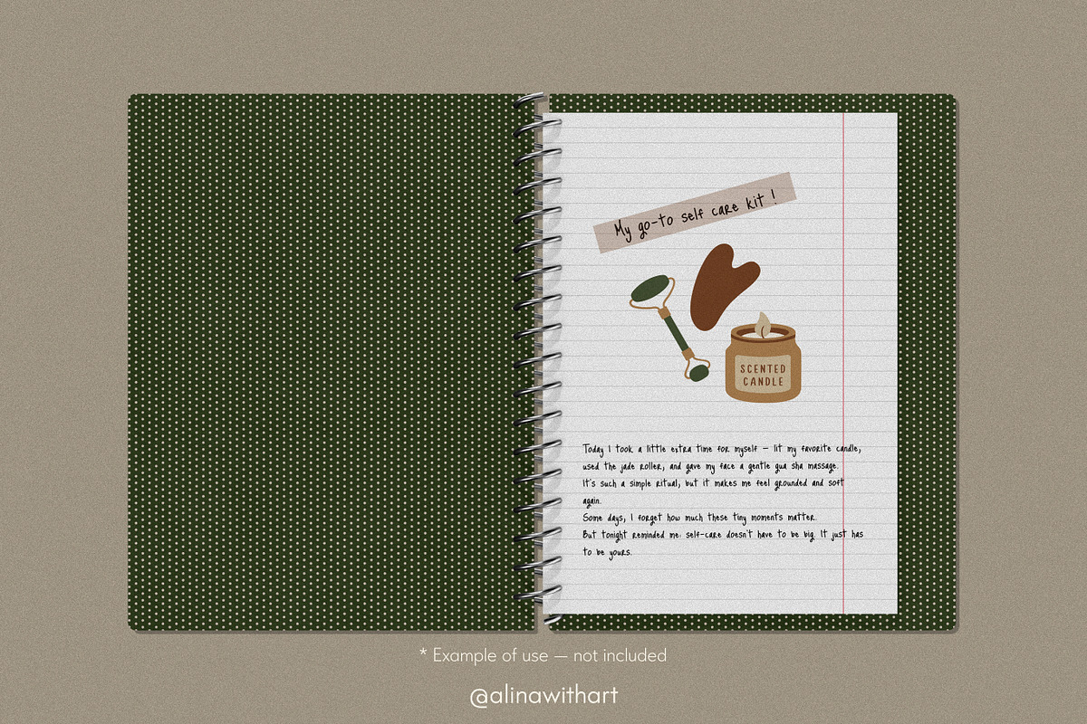 Self Care Elements, a Healthcare Illustration by alinawithart (Photo 10 of 14)