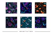 Hummingbird Retro Art Style Patterns, a Pattern Graphic by karenfoleyphoto (Thumbnail 4 of 11)