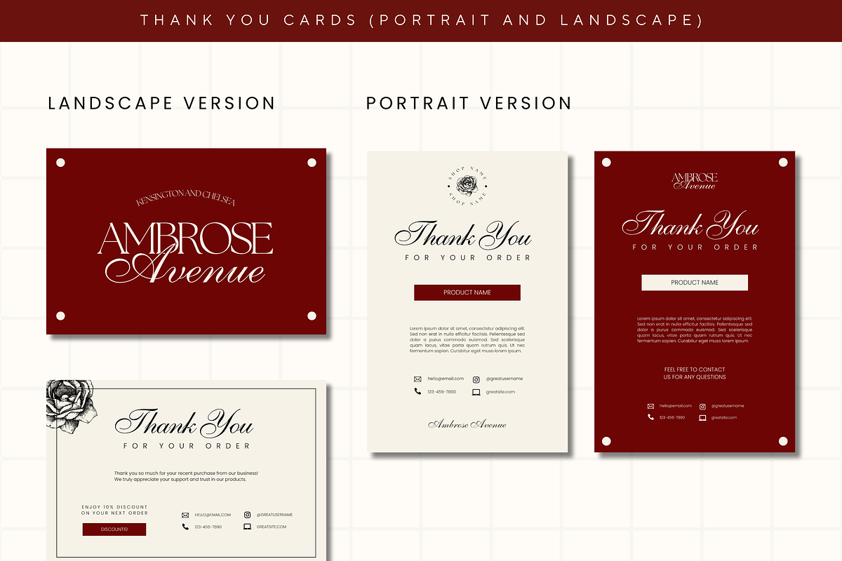Canva Modern Branding Kit Template, a Branding & Logo Template by Branding Babe Co. (Photo 5 of 9)